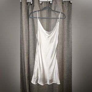 Altered state White silk/satin dress
